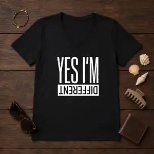 Alternative view of Nice Yes I'M Different Shirt