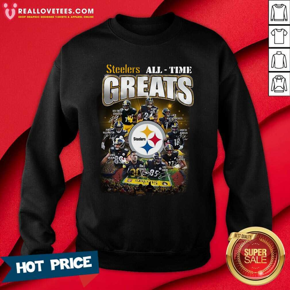 Perfect Pittsburgh Steelers All-time Greats Signatures Shirt - Image 3