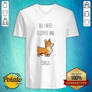 Alternative view of All I Need Is Coffee And Corgis Shirt
