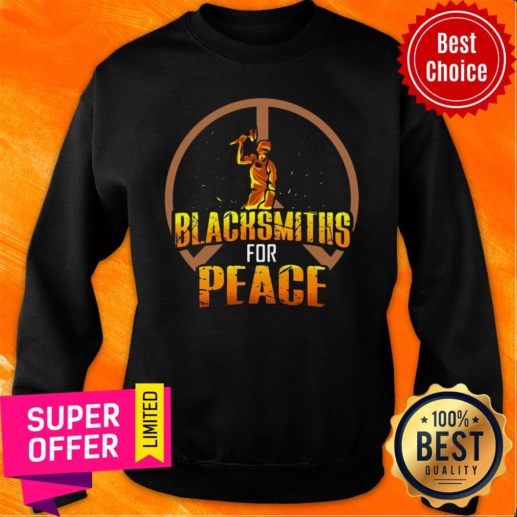 Awesome Blacksmiths For Peace Shirt - Image 5