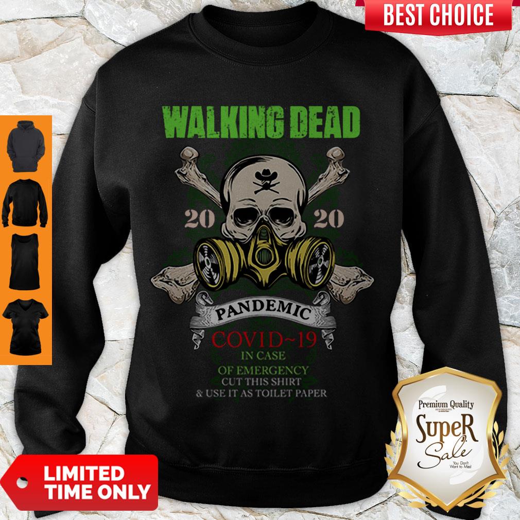 Perfect The Walking Dead 2020 Pandemic COVID-19 In Case Of Emergency Shirt - Image 3