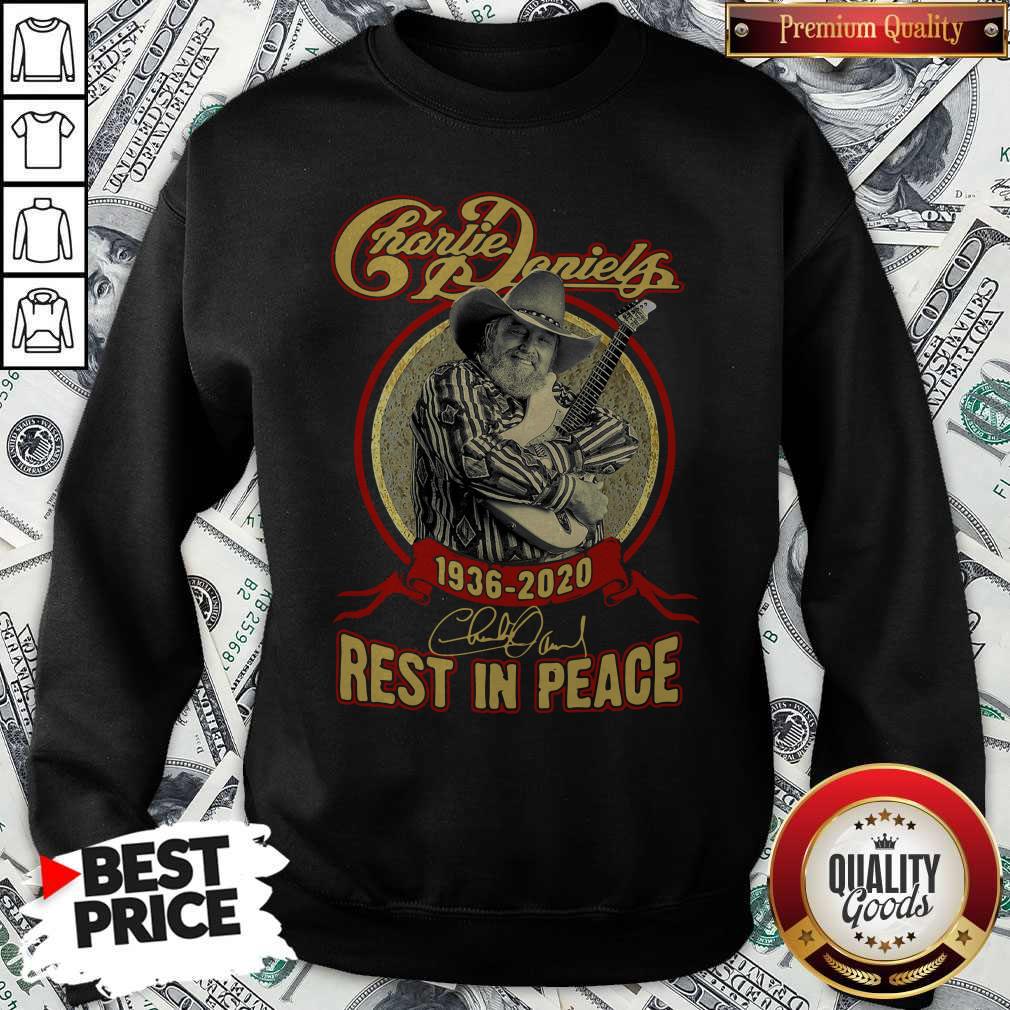 Charlie Daniels 1936-2020 Rest In Peace Signature Shirt - Image 5