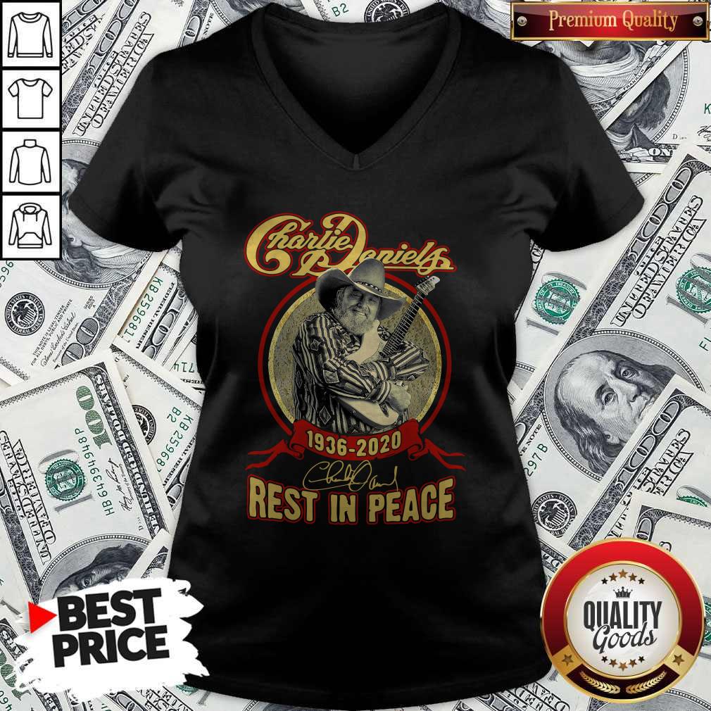 Charlie Daniels 1936-2020 Rest In Peace Signature Shirt - Image 3