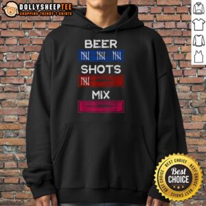 Alternative view of Cute Drinking Tally Shirt Beer Shots Mix Party Tracker T-Shirt