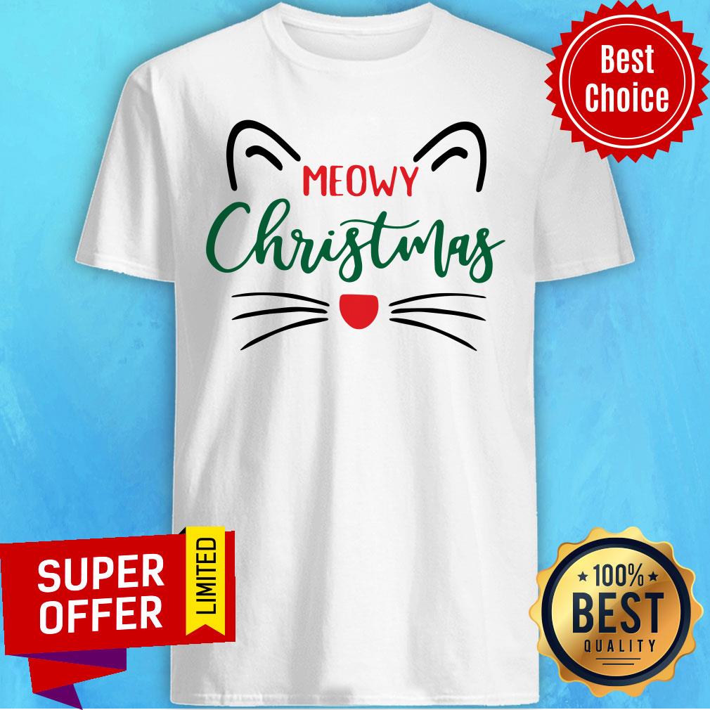 Official Meowy Christmas Shirt