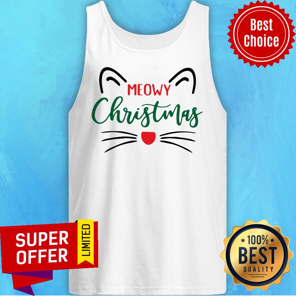 Official Meowy Christmas Shirt - Image 4