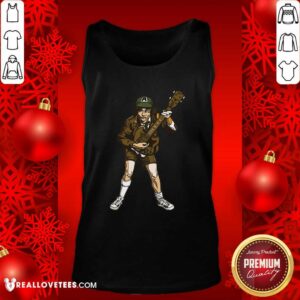 Alternative view of Pro AC DC Collectible Handpicked 2017 FiGPiN Angus Young High Voltage Figure Pin Shirt