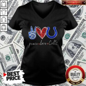 Alternative view of Awesome Peace Love Colts Shirt