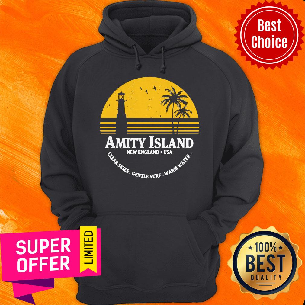 Awesome Amity Island Jaws Inspired Movie Shark Printed Shirt - Image 3