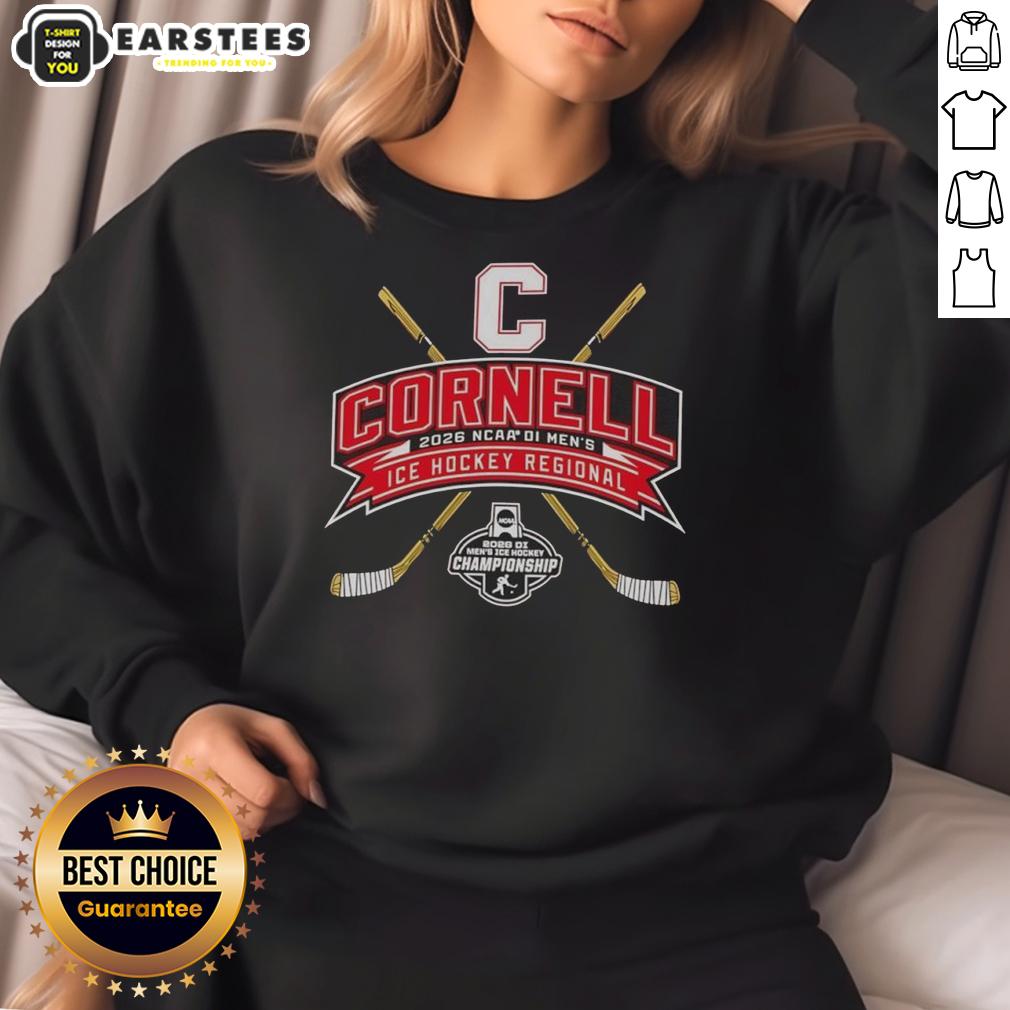 Good Cornell Big Red 2026 Ncaa Division I Men's Ice Hockey Regional T-Shirt - Image 5