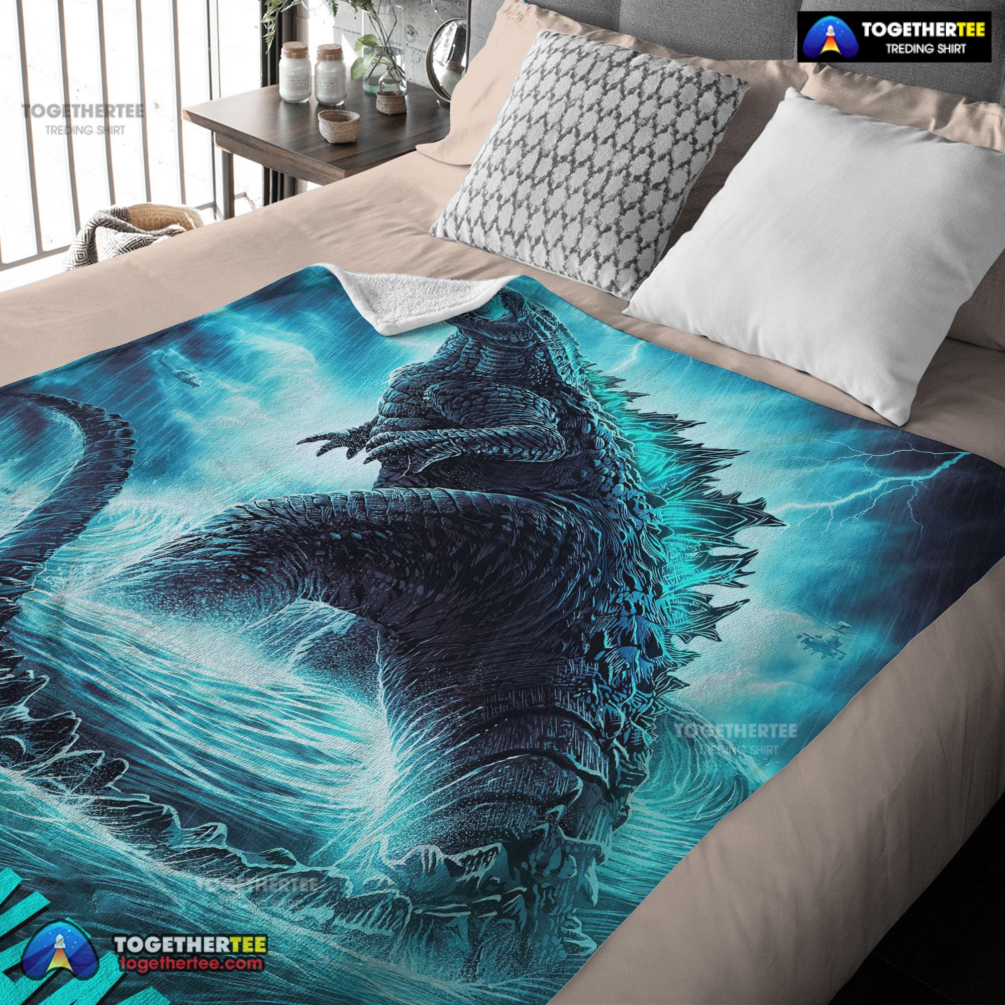 Official Godzilla King Of The Monsters Blanket Fleece Customized Blanket - Image 3