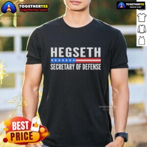 Official Pete Hegseth Secretary Of Defense Trump Maga Support T-Shirt