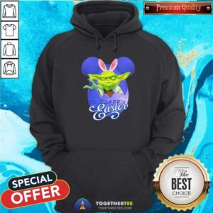 Alternative view of Hot Bunny Master Yoda Disney Happy Easter Day 2021 Shirt