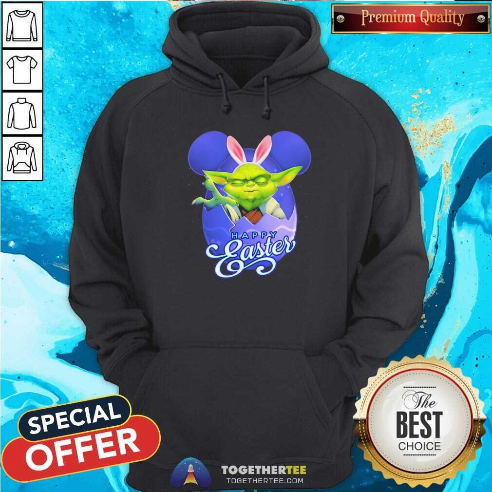 Hot Bunny Master Yoda Disney Happy Easter Day 2021 Shirt - Image 2