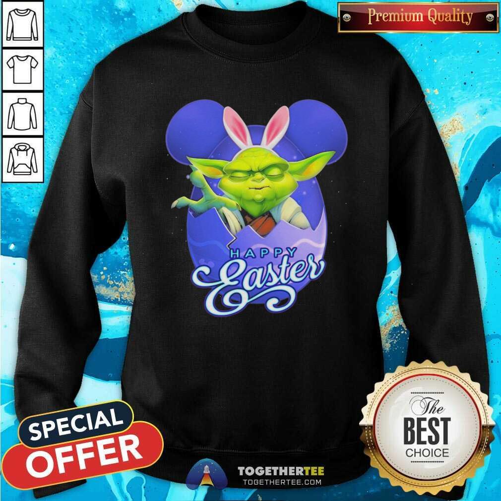 Hot Bunny Master Yoda Disney Happy Easter Day 2021 Shirt - Image 5