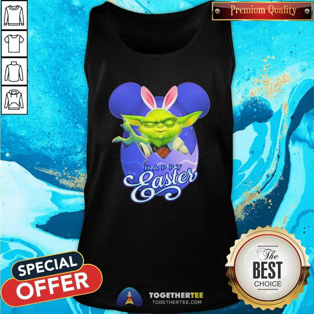 Hot Bunny Master Yoda Disney Happy Easter Day 2021 Shirt - Image 4