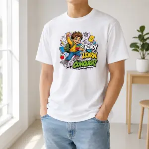 Hot Excited Student Ready To Learn Back To School Shirt