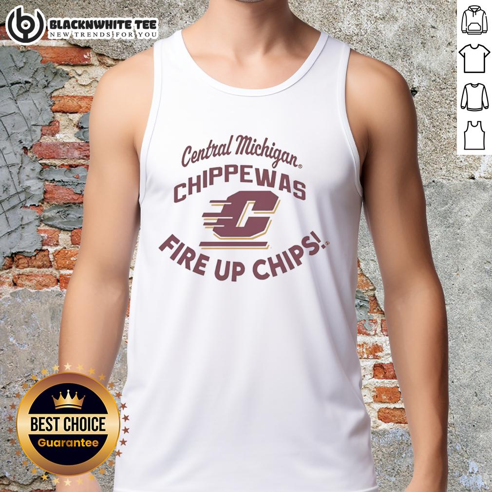 Top Central Michigan Chippewas Fire Up Chips T-Shirt - Image 4