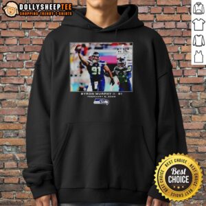 Alternative view of Good Byron Murphy Ii Seattle Seahawks Football NFL 2026 Photo T-Shirt