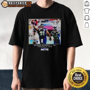 Good Byron Murphy Ii Seattle Seahawks Football NFL 2026 Photo T-Shirt