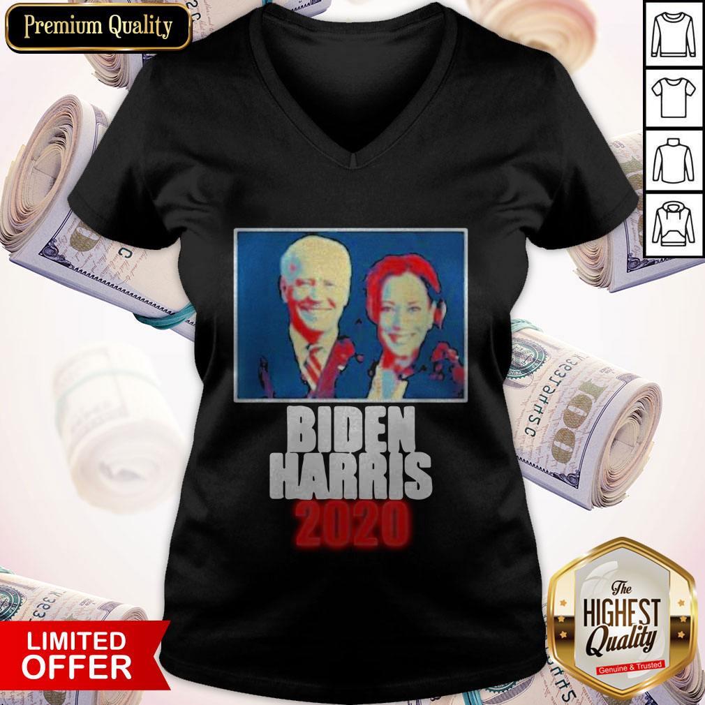 Nice Biden Harris 2020 Election Democratic Poster Shirt - Image 2