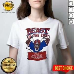 Alternative view of Top Beast Of The East 2020 Afc East Champs Shirt