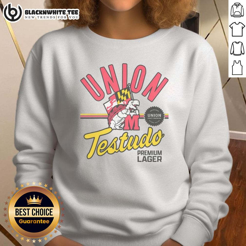 Official Union Craft Brewing & Maryland Terrapins Testudo Premium Lager T-Shirt - Image 5