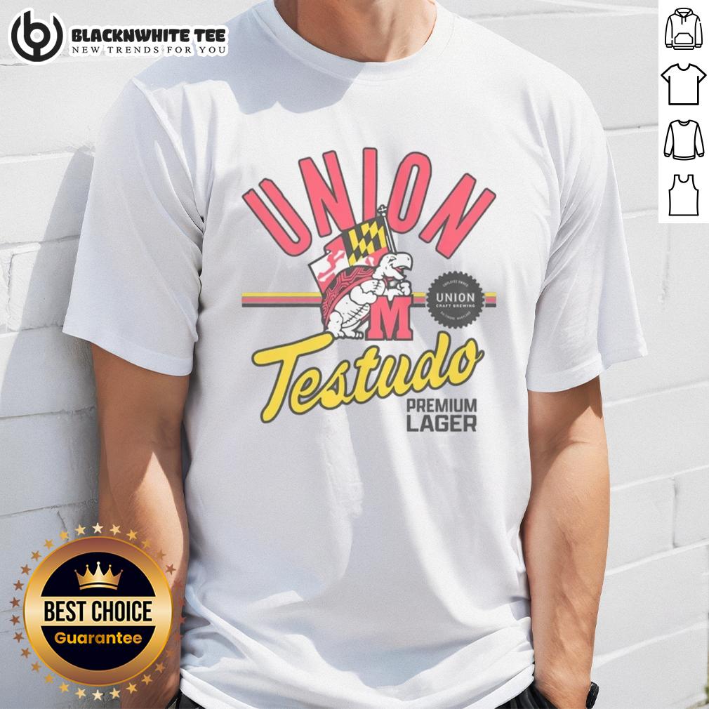 Official Union Craft Brewing & Maryland Terrapins Testudo Premium Lager T-Shirt