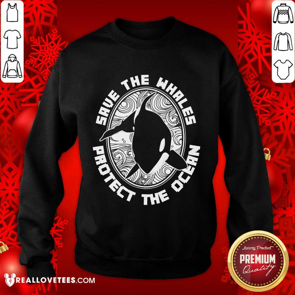 Sweet Animal Lover Gift Ocean Animals Earth Day Killer Whale Shirt - Image 3