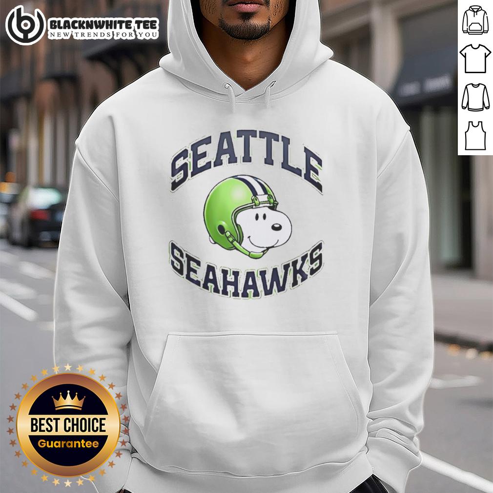 Good Seattle Seahawks Snoopy Freedom 2026 Logo T-Shirt - Image 2