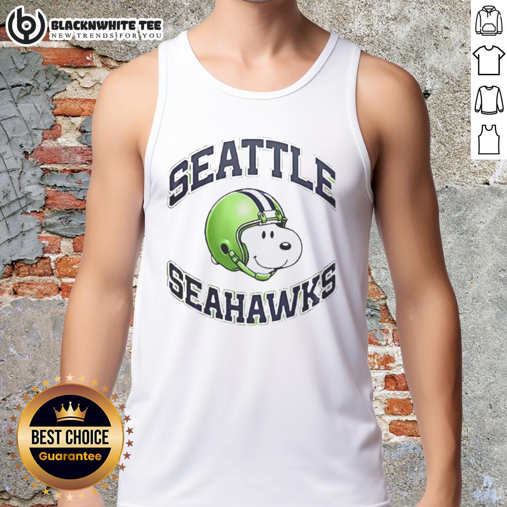 Good Seattle Seahawks Snoopy Freedom 2026 Logo T-Shirt - Image 4