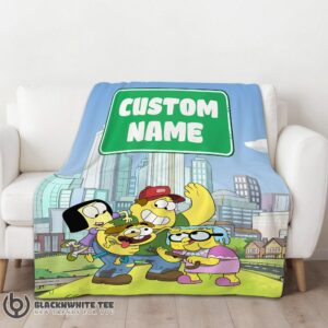 Alternative view of Happy Cute Disney Big City Greens Family Cartoon Blanket Fleece Customized Blanket