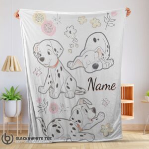 Perfect Good Disney Cartoon 101 Dalmatians Cute Blanket Fleece Customized Blanket