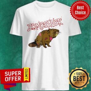 Awesome Zombie Animal Zombeaver Wild Life Halloween Tee Shirt