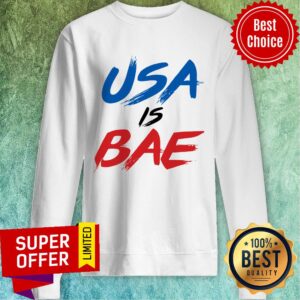 Alternative view of Premium Usa Is Bea Blue Black Red Shirt