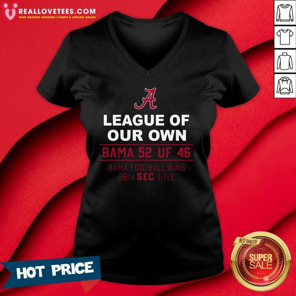 Vip Alabama Crimson Tide League Of Our Own Bama 52 Uf 46 Bama Football Wins 20th Sec Title Shirt - Image 5
