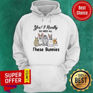Alternative view of Yes I Really Do Need All These Bunnies Shirt
