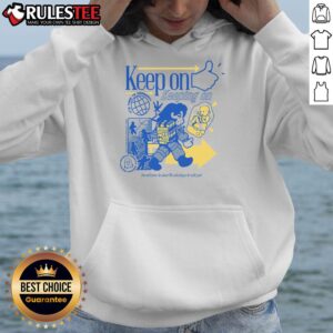 Alternative view of Cute Death Stranding Time to Connect Keep On Keeping On T-Shirt