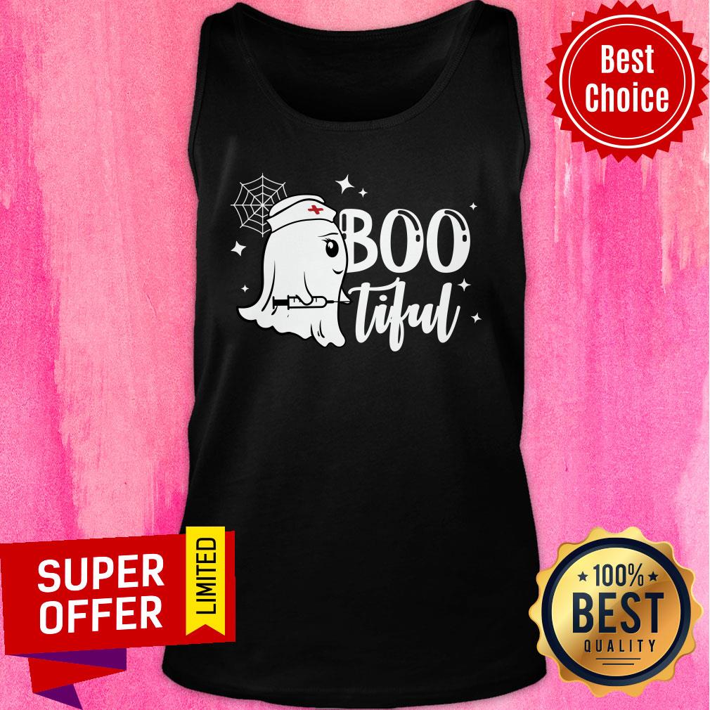 Ghost Nurse Boo-tiful Halloween Shirt