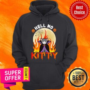 Alternative view of Hell No Kitty Halloween Shirt