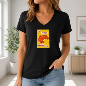 Alternative view of Pretty UN Fucking Croissant S Il Vous PlaîT Funny French Food Lover Shirt