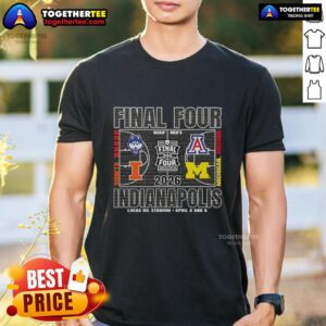 Official 2026 NCAA Final Four Indianapolis Lucas Oil Stadium April 4 And 6 T-Shirt