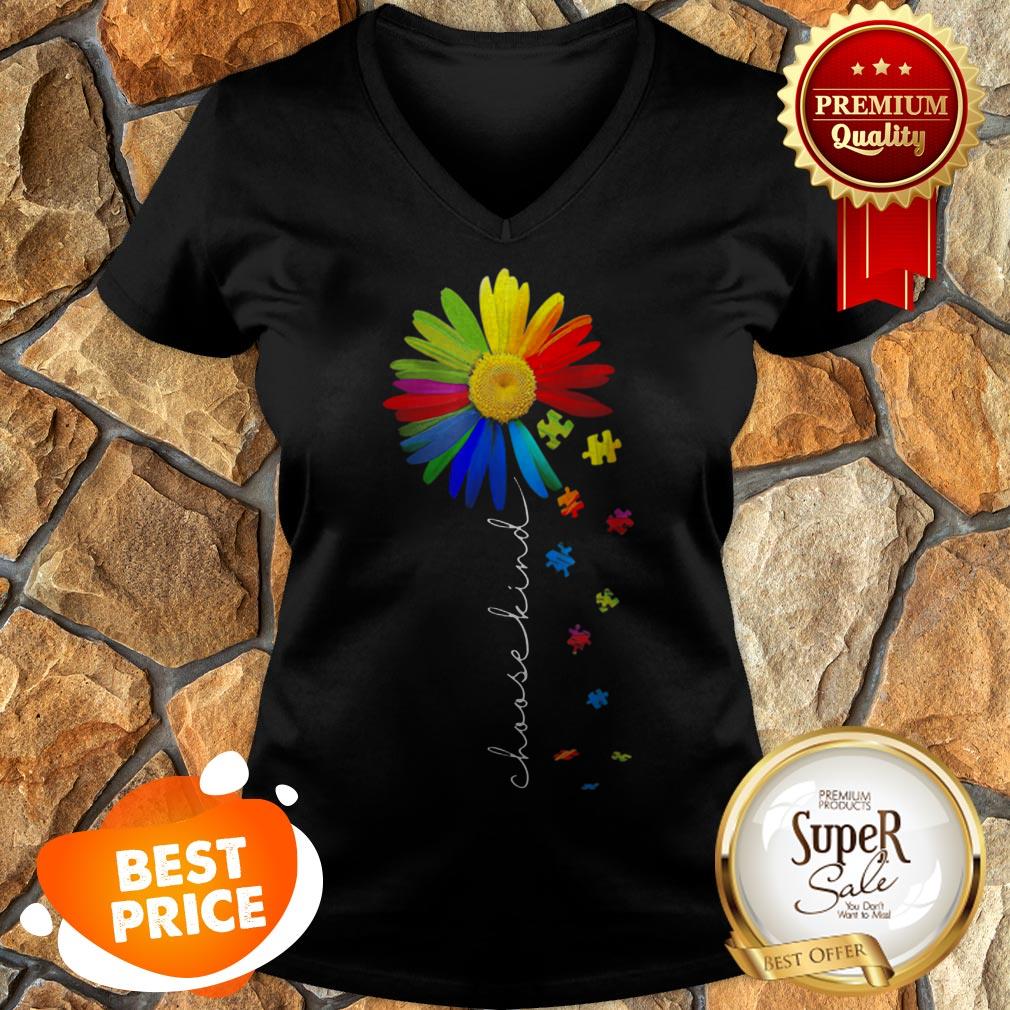 Nice Chamomile Flowers Autism Awareness – Funny Gift Shirt - Image 4