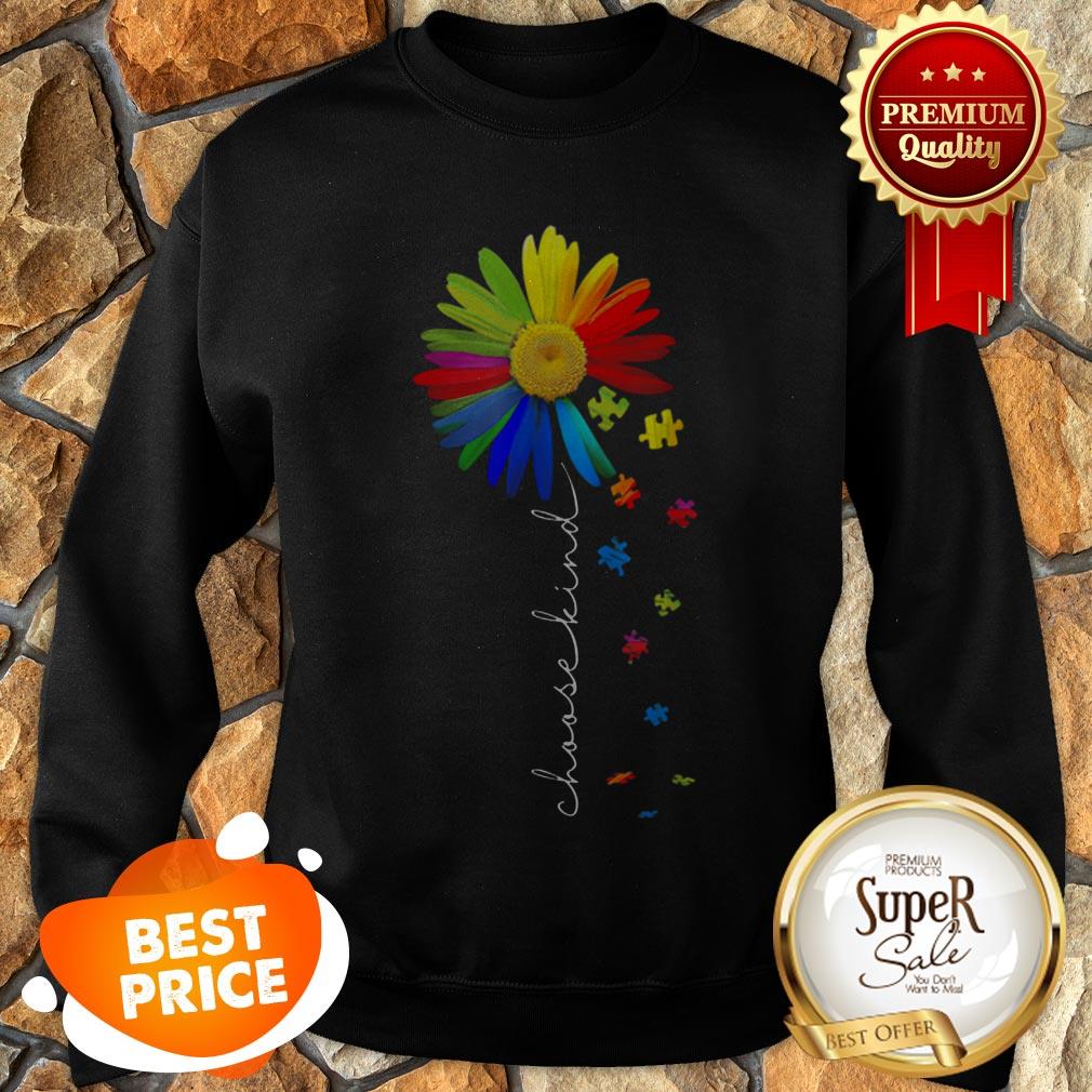 Nice Chamomile Flowers Autism Awareness – Funny Gift Shirt - Image 3