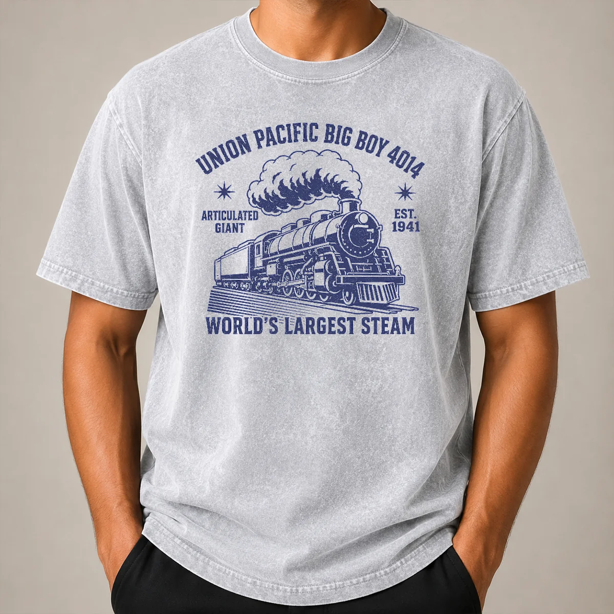 Official Union Pacific Big Boy 4014 Steam Train Shirt - Image 8