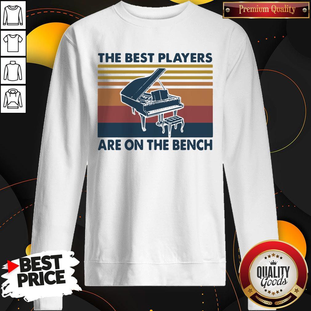 Awesome Piano The Best Players Are On The Bench Vintage Shirt - Image 5