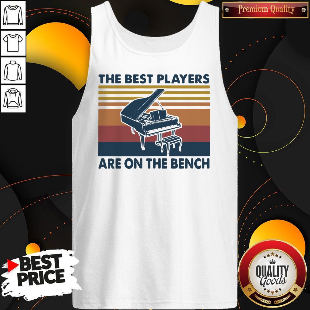 Awesome Piano The Best Players Are On The Bench Vintage Shirt - Image 4