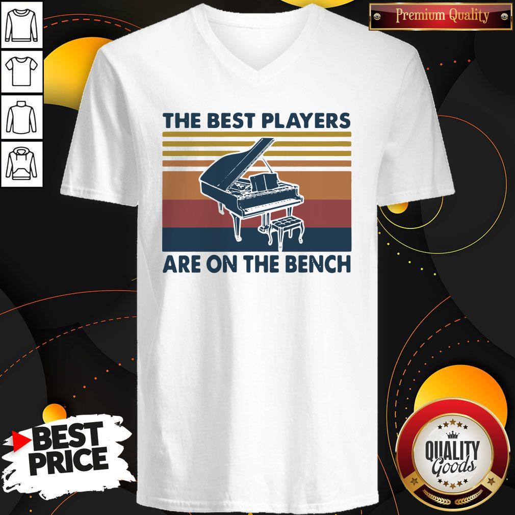 Awesome Piano The Best Players Are On The Bench Vintage Shirt - Image 3