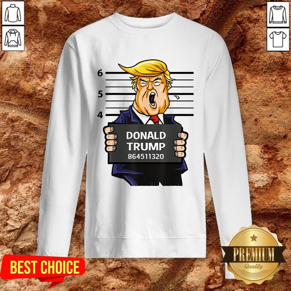 Lock Him Up Trump Tax Returns Mug Shot Trump Taxes Shirt - Image 4