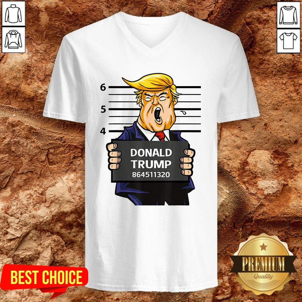 Lock Him Up Trump Tax Returns Mug Shot Trump Taxes Shirt - Image 2